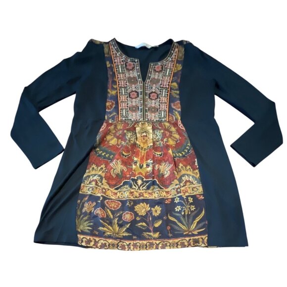 Soft Surroundings Boho Desert Mirage Embroidered Tunic Top size S - Picture 2 of 7